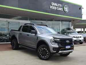 2023 Ford Ranger PY 2024.00MY Wildtrak X Pick-up Double Cab Silver 10 Speed Sports Automatic Victoria Park Victoria Park Area Preview