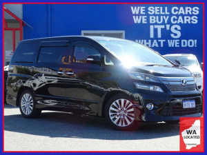 2012 Toyota Vellfire ANH20W Black Constant Variable Wagon
