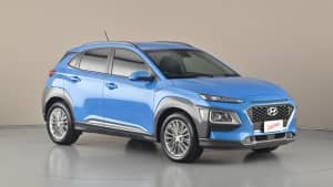 2018 Hyundai Kona OS Elite (FWD) Blue 6 Speed Automatic Wagon