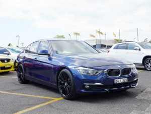 2018 BMW 3 Series F30 LCI 330i Luxury Line Blue 8 Speed Sports Automatic Sedan Minchinbury Blacktown Area Preview