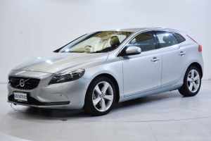 2014 Volvo V40 M Series MY14 D4 Adap Geartronic Luxury Silver 6 Speed Sports Automatic Hatchback