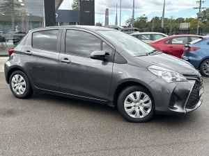 2016 Toyota Yaris NCP130R Ascent Grey 4 Speed Automatic Hatchback Cardiff Lake Macquarie Area Preview