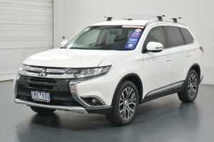 2016 Mitsubishi Outlander ZK MY17 LS 4WD White Constant Variable Wagon Oakleigh Monash Area Preview