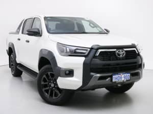 2021 Toyota Hilux GUN126R Facelift Rogue (4x4) White 6 Speed Automatic Double Cab Pick Up