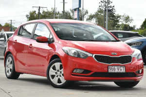 2014 Kia Cerato YD MY14 S Red 6 Speed Manual Hatchback