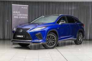 2020 Lexus RX GGL25R RX350 F Sport Cobalt Mica 8 Speed Sports Automatic Wagon Waterloo Inner Sydney Preview