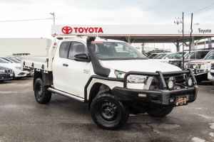 2020 Toyota Hilux GUN126R SR Extra Cab Glacier White 6 Speed Sports Automatic Cab Chassis