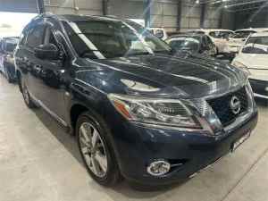 2013 Nissan Pathfinder R52 MY14 Ti X-tronic 4WD Blue 1 Speed Constant Variable Wagon