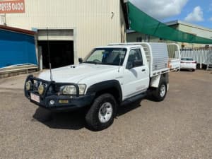 2010 Nissan Patrol GU MY08 DX (4x4) White 5 Speed Manual Coil Cab Chassis Durack Palmerston Area Preview