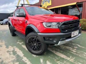 2019 Ford Ranger PX MkIII MY19.75 RAPTOR DUAL CAB Red Semi Auto Utility