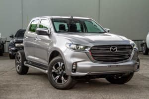 2023 Mazda BT-50 TFS40J XTR Silver 6 Speed Sports Automatic Cab Chassis