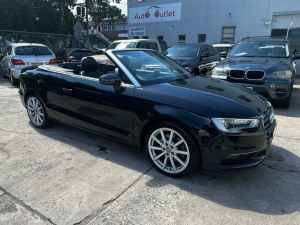 2014 Audi A3 8V MY15 Ambition S Tronic Black 7 Speed Sports Automatic Dual Clutch Cabriolet