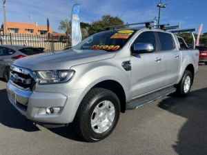 2017 Ford Ranger PX MkII 2018.00MY XLT Double Cab Silver 6 Speed Sports Automatic Utility Bundaberg West Bundaberg City Preview