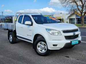 2013 Holden Colorado RG MY13 LX Space Cab White 5 Speed Manual Cab Chassis