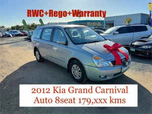 2012 Kia Grand Carnival VQ MY12 S Silver, Chrome 6 Speed Automatic Wagon Archerfield Brisbane South West Preview