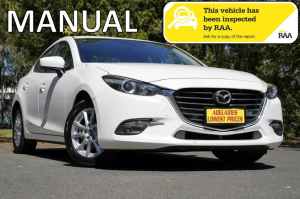 2017 Mazda 3 BN5276 Maxx SKYACTIV-MT White 6 Speed Manual Sedan