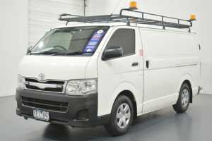 2011 Toyota HiAce TRH201R MY11 Upgrade LWB White 4 Speed Automatic Van