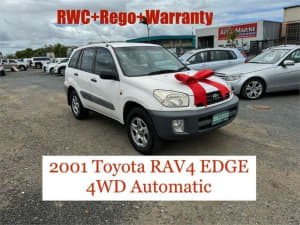 2001 Toyota RAV4 ACA21R Edge (4x4) White 4 Speed Automatic 4x4 Wagon Archerfield Brisbane South West Preview