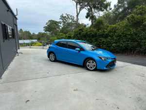 2018 Toyota Corolla ZWE186R Hybrid E-CVT Blue 1 Speed Constant Variable Hatchback Hybrid Capalaba Brisbane South East Preview