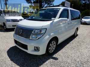 2007 Nissan Elgrand E51 Highway Star Pearl White 5 Speed Automatic Wagon Dandenong Greater Dandenong Preview