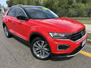 2021 Volkswagen T-ROC A11 MY21 110TSI Style Flash Red 8 Speed Sports Automatic Wagon
