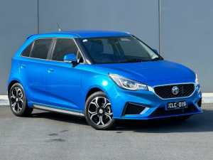 2023 MG MG3 SZP1 MY23 Excite Blue 4 Speed Automatic Hatchback Hoppers Crossing Wyndham Area Preview