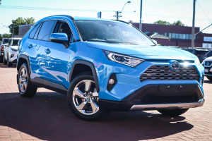 2021 Toyota RAV4 Axah52R GXL 2WD Eclectic Blue 6 Speed Constant Variable Wagon Hybrid