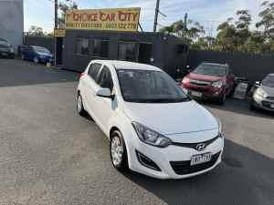 2015 Hyundai i20 PB MY14 Active White 4 Speed Automatic Hatchback Werribee Wyndham Area Preview