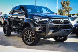 2022 Toyota Hilux GUN126R Rogue Double Cab Eclipse Black 6 Speed Sports Automatic Utility