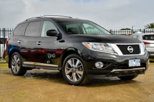 2014 Nissan Pathfinder R52 MY14 Ti X-tronic 4WD Black 1 Speed Constant Variable Wagon