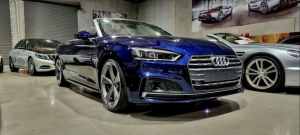 2019 Audi A5 F5 MY19 40 TFSI S Tronic Sport Navarra Blue 7 Speed Sports Automatic Dual Clutch