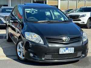 2010 Toyota Corolla ZRE152R MY11 Conquest Black 4 Speed Automatic Hatchback