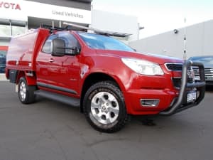 2013 Holden Colorado RG LTZ (4x4) Red 6 Speed Automatic Space Cab Pickup