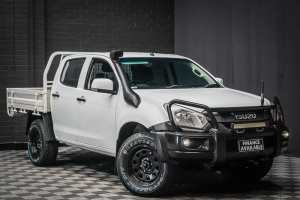 2018 Isuzu D-MAX MY17 SX Crew Cab White 6 Speed Sports Automatic Cab Chassis