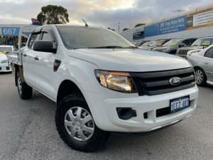 2013 FORD RANGER XL PX MANUAL 4X4 DUAL CAB!!!CAB CHASSIS!!!