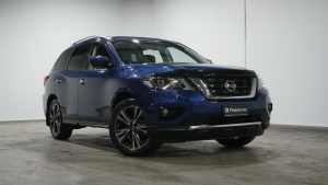 2017 Nissan Pathfinder R52 Series II MY17 Ti X-tronic 4WD Blue 1 Speed Constant Variable Wagon