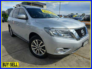 2016 Nissan Pathfinder R52 MY15 ST X-tronic 2WD Silver 1 Speed Constant Variable Wagon