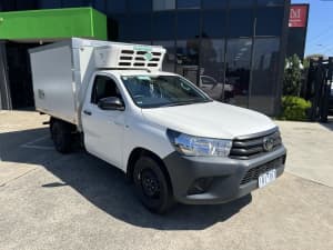 2019 Toyota Hilux INS & REF BOX Workmate White 5 Speed Automatic Cab Chassis