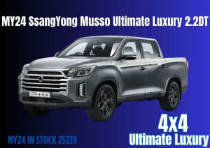 2023 Ssangyong Musso Q261 MY24 Ultimate Luxury Crew Cab Grey 6 Speed Sports Automatic Utility