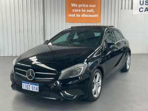 2014 Mercedes-Benz A180 176 BE Black 7 Speed Automatic Hatchback