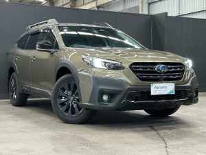 2022 Subaru Outback B7A MY23 AWD Sport CVT Green 8 Speed Constant Variable Wagon