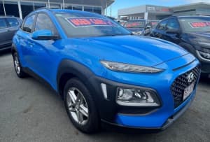 2017 Hyundai Kona OS MY18 Active 2WD Blue 6 Speed Automatic Wagon