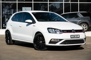 2017 Volkswagen Polo 6R MY17 GTI DSG White 7 Speed Sports Automatic Dual Clutch Hatchback