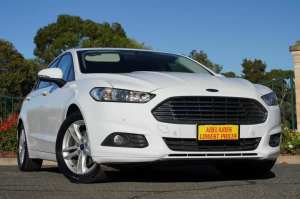 2018 Ford Mondeo MD 2018.25MY Ambiente White 6 Speed Sports Automatic Dual Clutch Hatchback