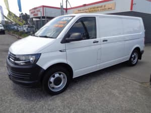 2019 Volkswagen Transporter T6 MY19 TDI 450 LWB White 7 Speed Auto Direct Shift Dual Cab Chassis Sandgate Newcastle Area Preview