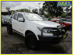 2018 Holden Colorado RG MY19 LS (4x4) (5Yr) White 6 Speed Manual Space Cab Chassis