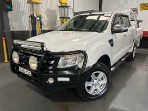 2014 Ford Ranger PX XLT 3.2 (4x4) White 6 Speed Automatic Double Cab Pick Up McGraths Hill Hawkesbury Area Preview