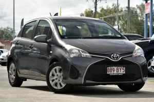 2015 Toyota Yaris NCP130R Ascent Grey 4 Speed Automatic Hatchback