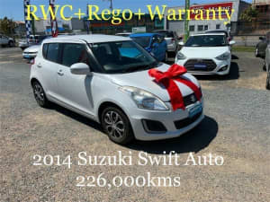 2014 Suzuki Swift FZ MY14 GL Navigator White 4 Speed Automatic Hatchback