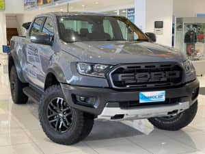 2018 Ford Ranger PX MkIII 2019.00MY Raptor Grey 10 Speed Sports Automatic Utility
